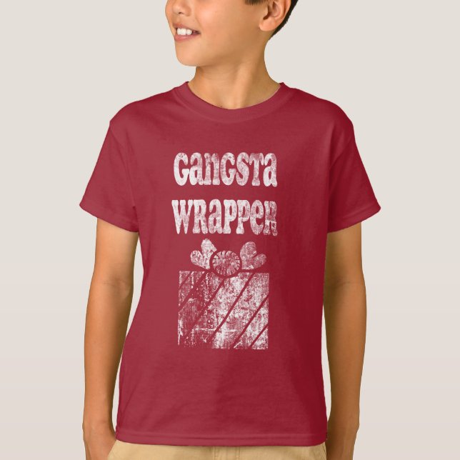 Vintage Gangsta Wrapper T-Shirt (Front)