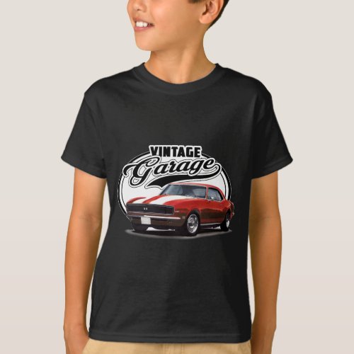 Vintage Garage Muscle Car T_Shirt