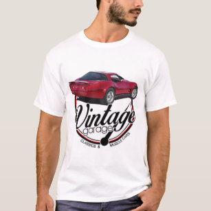 Vintage Garage Red Corvette T-Shirt