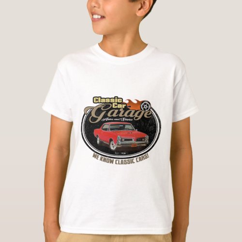 Vintage Garage with GTO T_Shirt