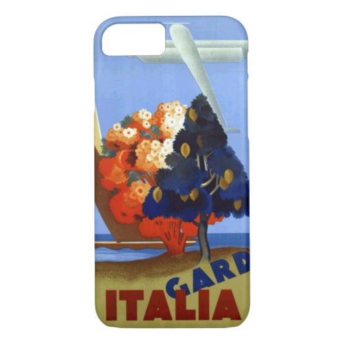 Vintage Garda Italy Air Travel iPhone 7 Case