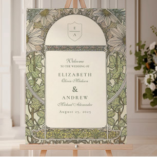 Vintage Garden Arch wedding Foam Board