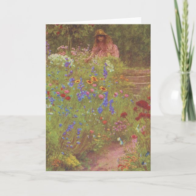 Vintage Garden Art - Allingham, Helen Holiday Card (Front)