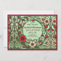 Vintage Garden Art Nouveau Wedding
