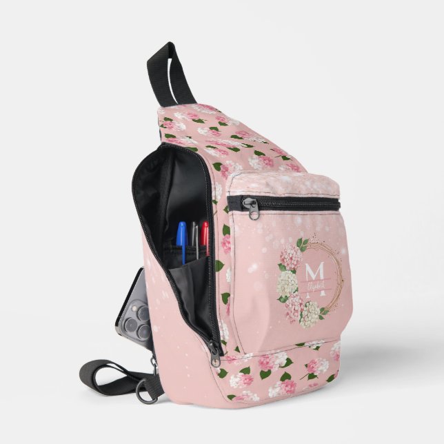 Vintage Garden Blossoms Sling Bag (Open)