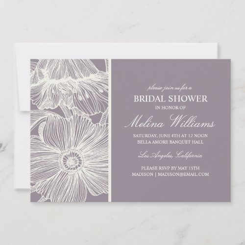 VINTAGE GARDEN | BRIDAL SHOWER INVITATION