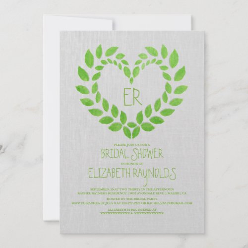 Vintage Garden Bridal Shower Invitations