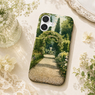Vintage Garden Ex Libris Bookplate iPhone 17 Case