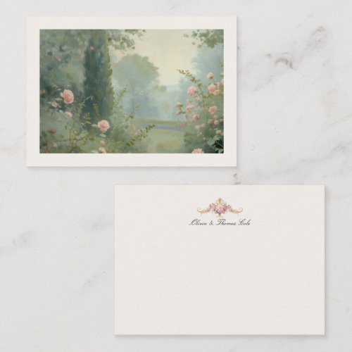 Vintage Garden French Chateau Blush Wedding Couple