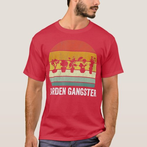 Vintage Garden Gangster Gardening Shirt For Garden