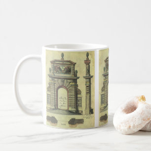 Vintage Garden Gate Arch, Renaissance Architecture Coffee Mug