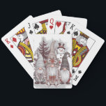 Vintage Garden gnomes  Poker Cards<br><div class="desc">Customize a set of playing cards with your photos,  text,  or designs for a unique birthday gift,  wedding favor,  or to stylize your home poker tournament as a cut above the rest.</div>