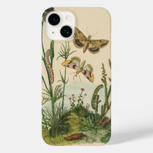 Vintage Garden Insects, Butterflies, Caterpillars Case-Mate iPhone 14 Case