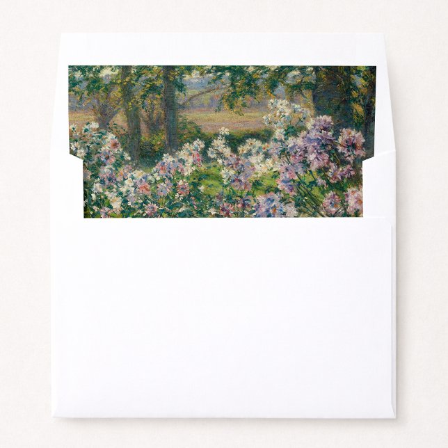 Vintage Garden Landscape Wedding Envelope Liner (Creator Uploaded)