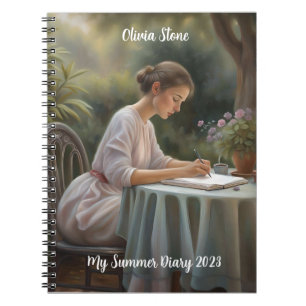 Vintage Garden - My Summer Diary Notebook 