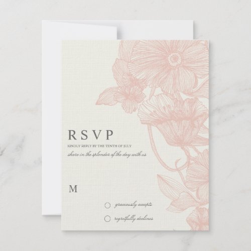 VINTAGE GARDEN | R S V P RSVP CARD