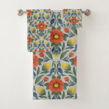 Vintage Garden Towel Set