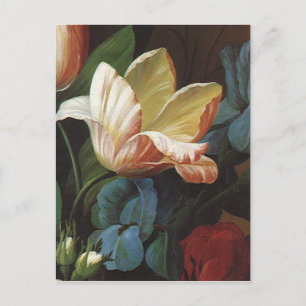 Vintage Garden Tulip in Bloom, Victorian Flowers Postcard