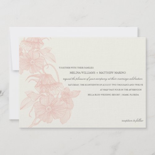 VINTAGE GARDEN | WEDDING INVITATION