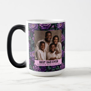 Vintage Gardenias Bouquet Dog Dad Birthday Travel Color Morph Mug