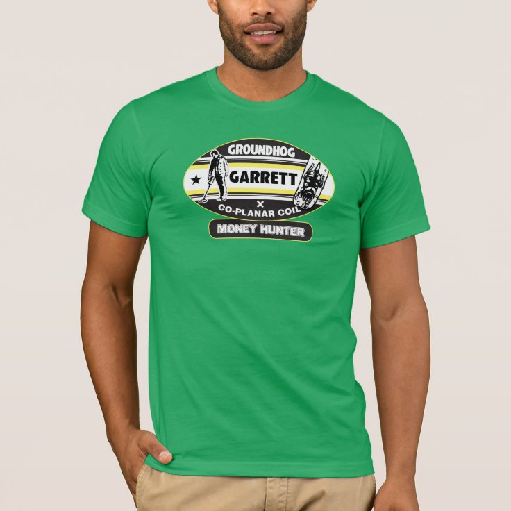 Vintage Garrett Metal Detector Artwork TShirt Zazzle