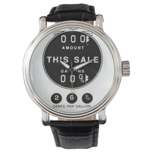 Vintage Gas Pump Face Watch