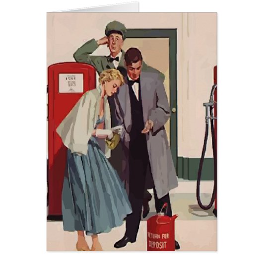 Vintage Gas Station Cards (Front)
