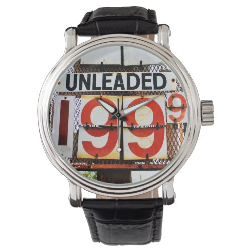 Vintage Gas Station Price Sign _ Color Watch