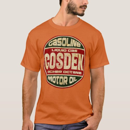 Vintage Gasoline Motor Oil T_Shirt