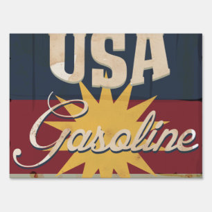Vintage Gasoline Sign