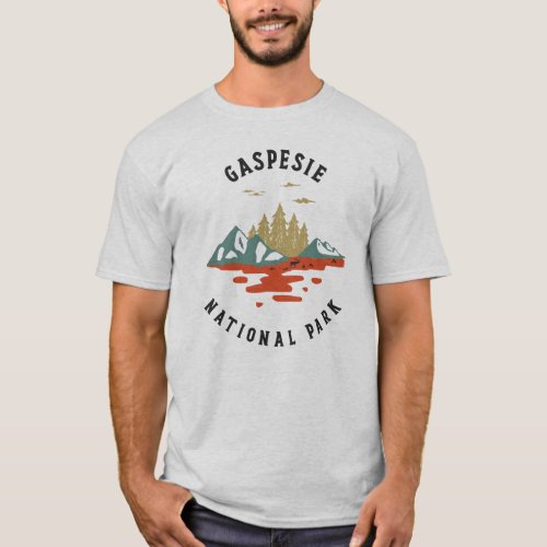 Vintage Gaspesie National Park T_Shirt