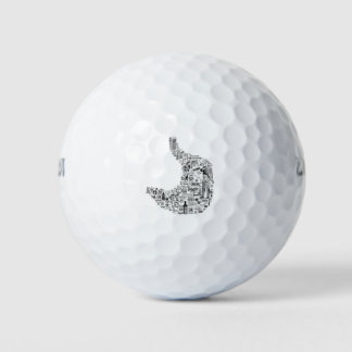 Vintage Gastroenterology - gastroenterologist gift Golf Balls