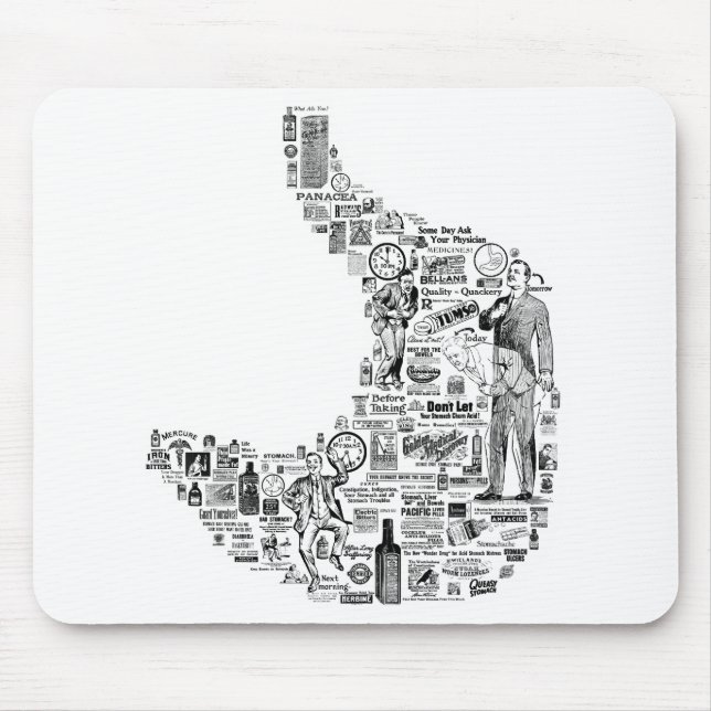 Vintage Gastroenterology - gastroenterologist gift Mouse Pad (Front)