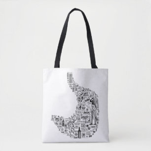 Vintage Gastroenterology - gastroenterologist gift Tote Bag