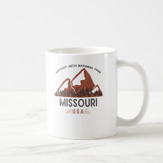 Vintage Gateway Arch National Park Missouri Coffee Mug