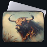 Vintage Gaur Frame Laptop Sleeve<br><div class="desc">Transform your living space with this vintage-inspired Gaur artwork</div>