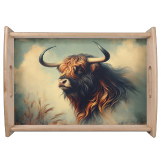 Vintage Gaur Serving Tray