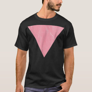 Vintage Gay Pride Pink Triangle T  Vintage LGBT Fl T-Shirt