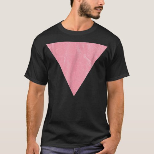 Vintage Gay Pride Pink Triangle T  Vintage LGBT Fl T_Shirt