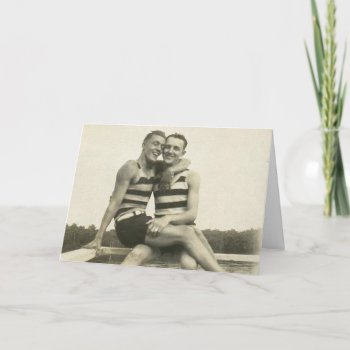 Vintage Gays Card by LoveMale at Zazzle