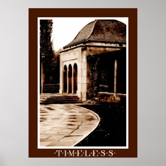 Vintage Gazebo-Timeless Poster (Front)