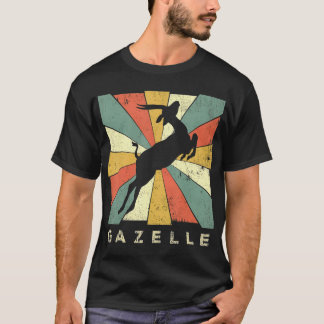 Vintage Gazelle Lover Retro Style Animal T-Shirt