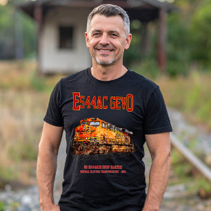 Vintage GE ES44AC GEVO Diesel Locomotive T-Shirt