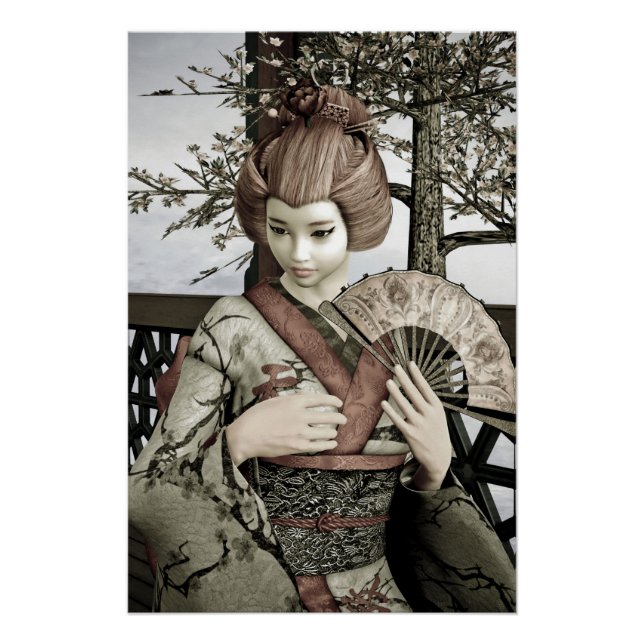 Vintage Geisha Poster (Front)