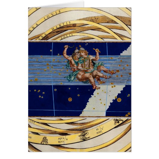 Vintage Gemini Star Chart Cards (Front)