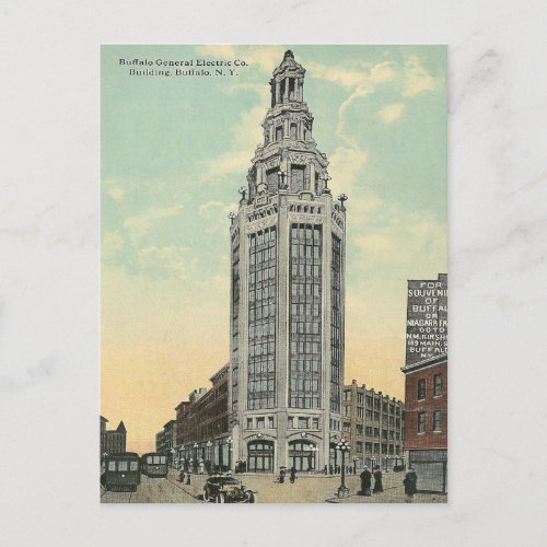 Vintage General Electric Buffalo New York Postcard