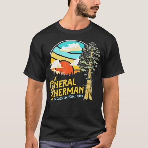 Vintage General Sherman Sequoia National Park Retr T_Shirt