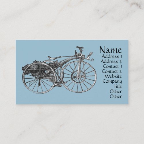 Vintage Generic Create Your Own Easy Budget Business Card