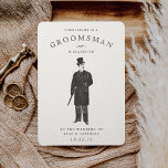 Vintage Gent | Groomsman Request Card