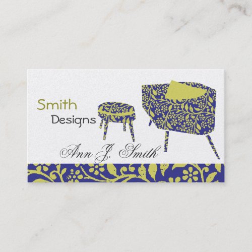 Lovely Interior Design Cute Vintage Chairs Business Cards